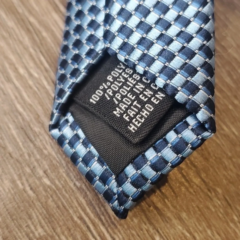 Perry Ellis Portfolio Navy Bayou Mini Tie‎